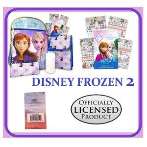 Disney Frozen 7Ps Elsa & Anna Destiny Awaits 16" Backpack Bundle NEW/NWT